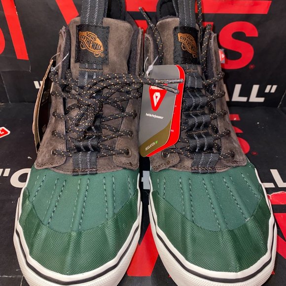 Vans Sk8-HI Del Pato MTE-2 All Weather Brown & Green Men's 7.5 VN0A5JMNBGS - Picture 4 of 12